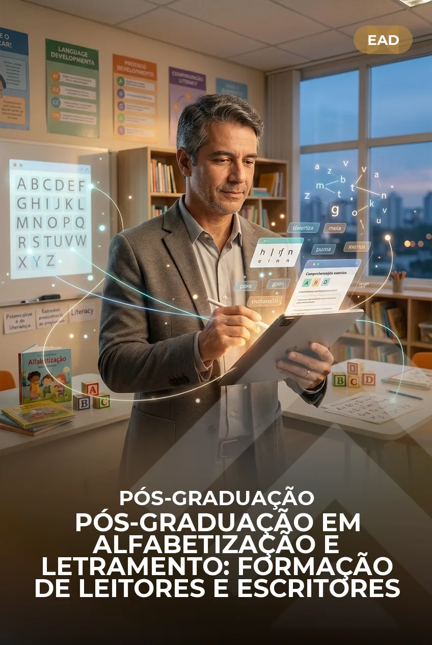Pós-Graduação em Alfabetização e Letramento: Formação de Leitores e Escritores