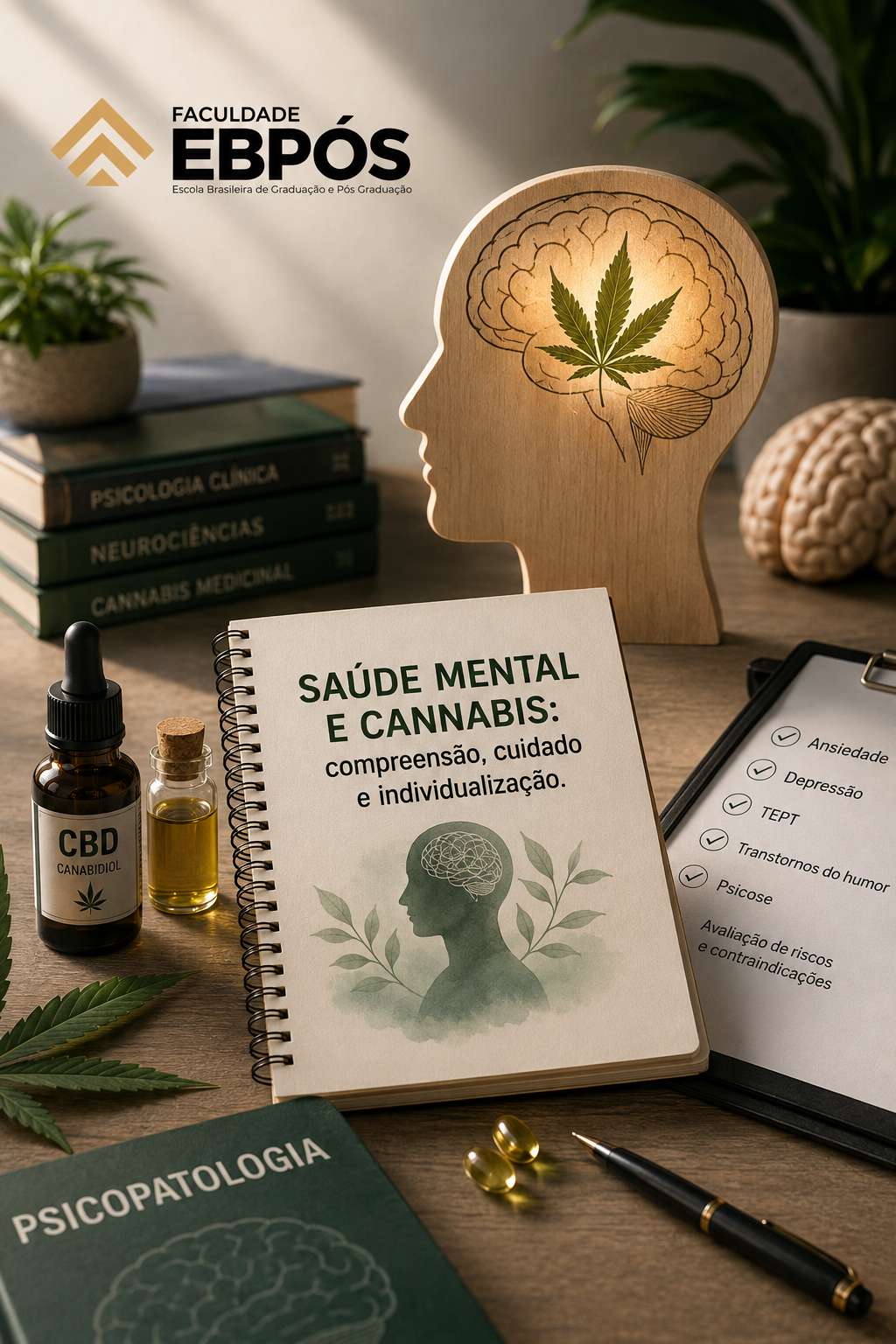 Cannabis medicinal e saúde mental: o que a Psicologia precisa compreender sobre transtornos psicológicos