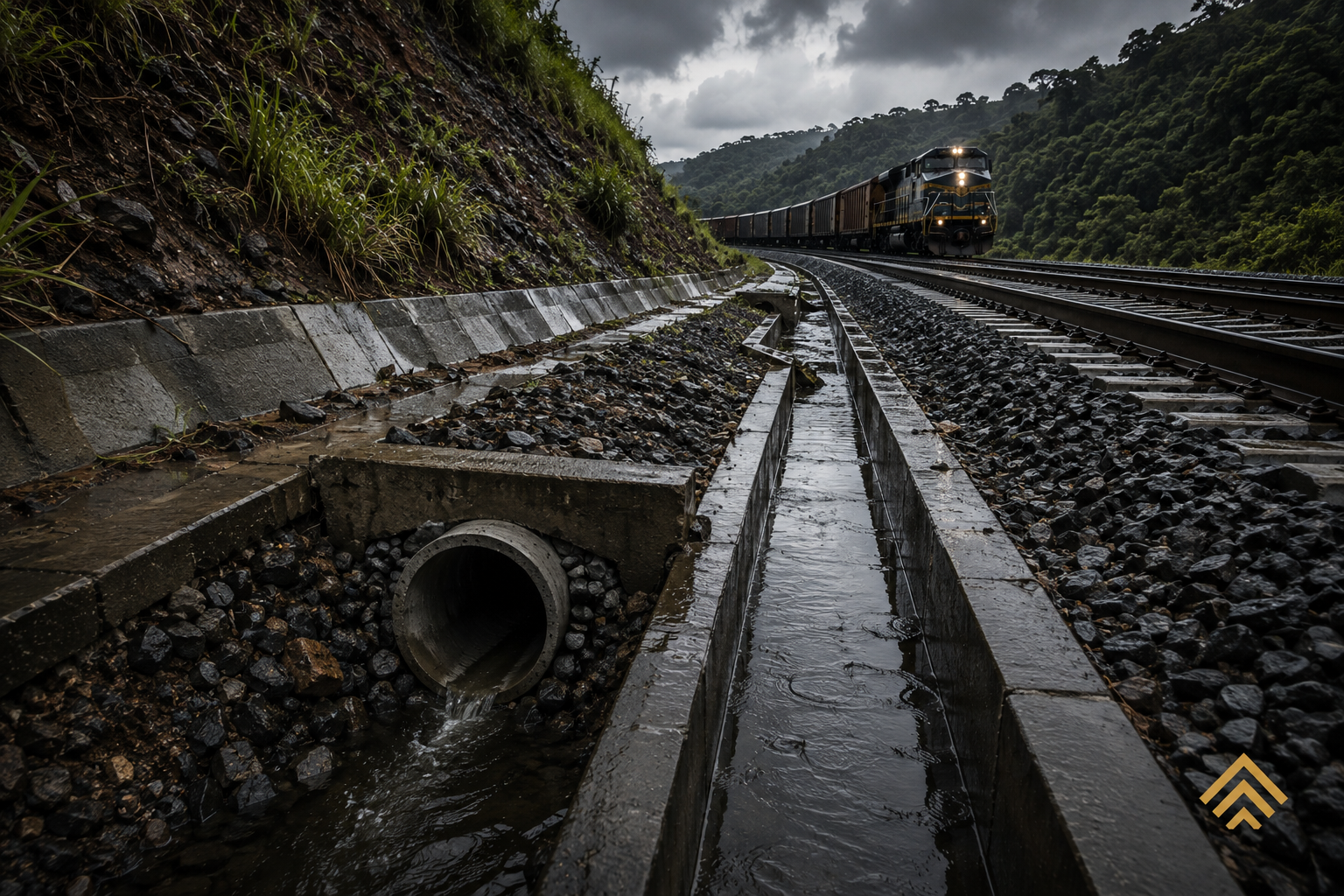 Drenagem ferroviária e geotecnia: como a água influencia a segurança e o desempenho da via permanente