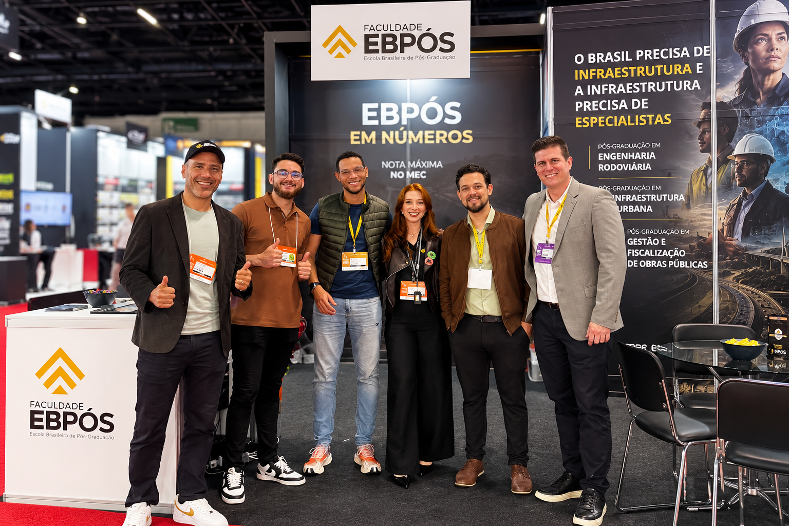 Paving Expo 2026: EBPÓS reforça seu compromisso com a educação que acompanha a transformação da infraestrutura